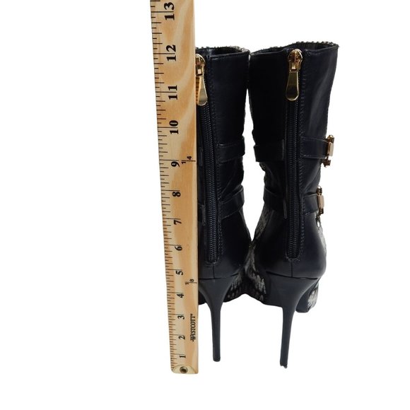 Athena Avery Womens Size 8 Peep Toe Stiletto Mid calf Booties - Picture 9 of 12